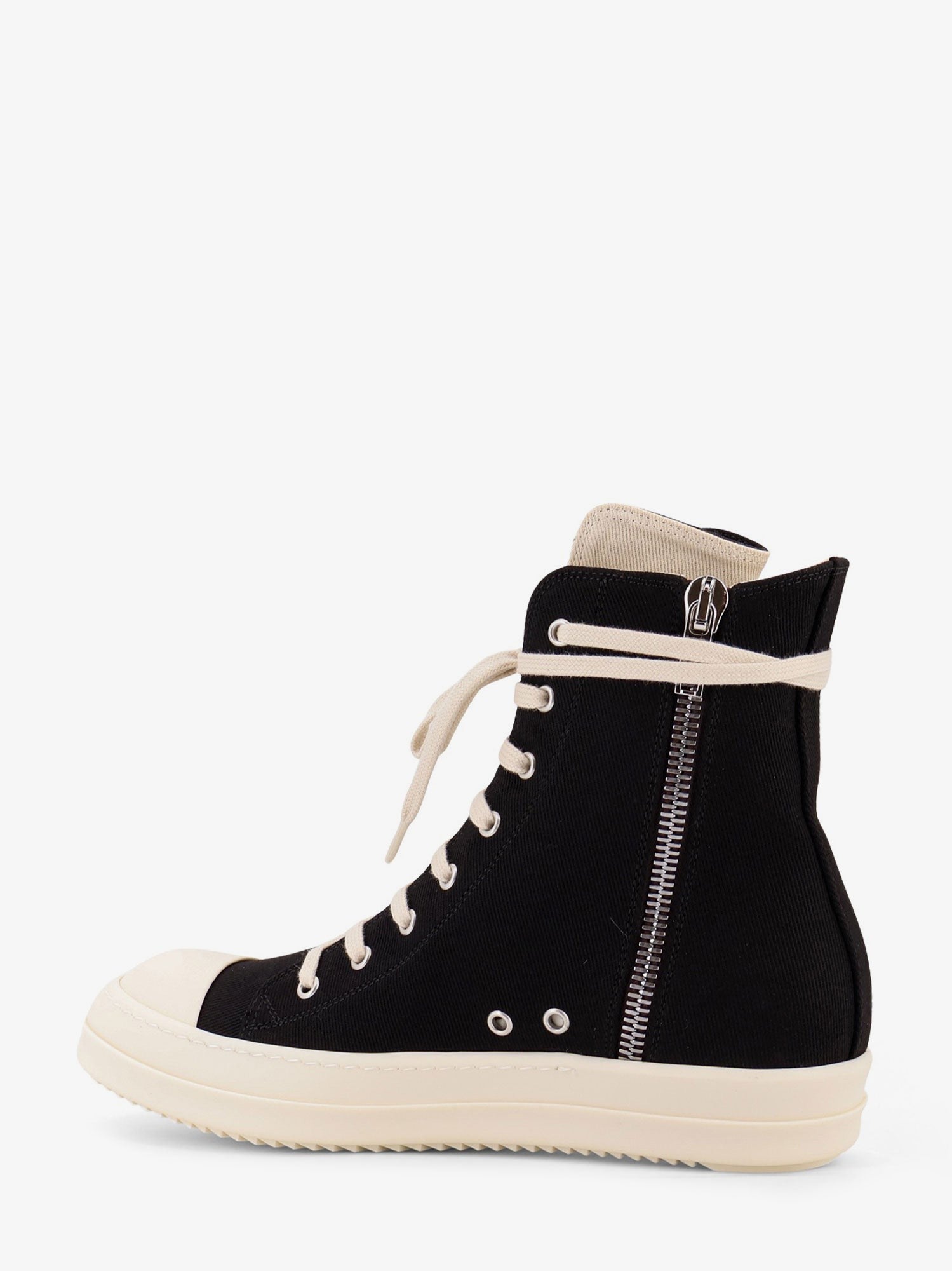 Drkshdw High Top canvas and rubber sneakers