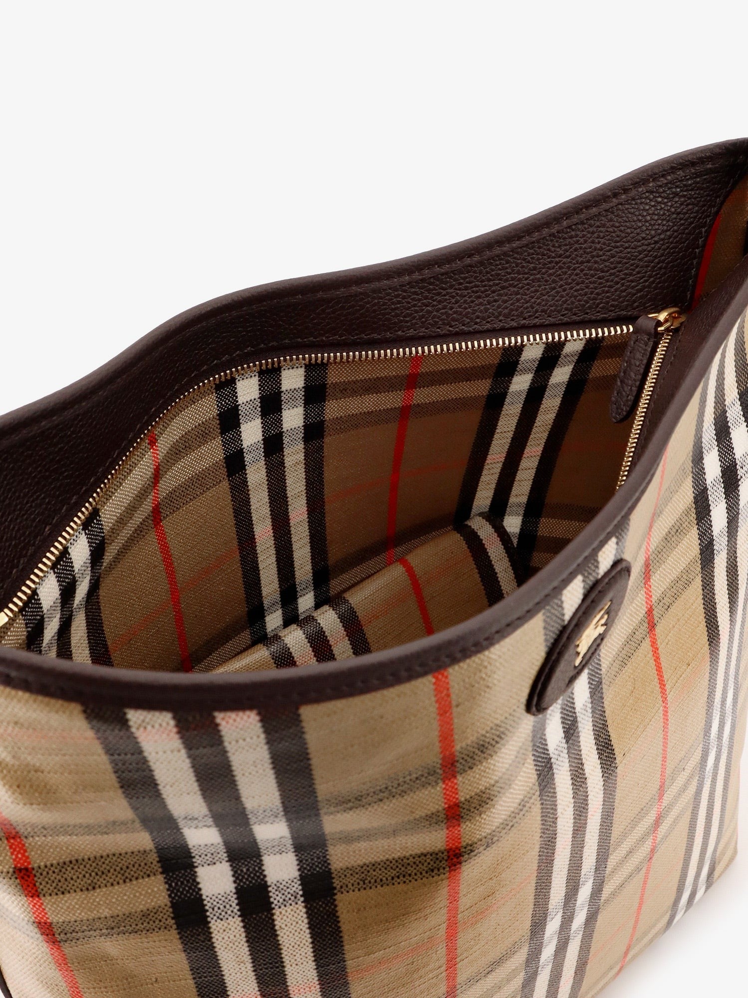 Burberry Higlands mala a tiracolo com motivo Check Tradicional