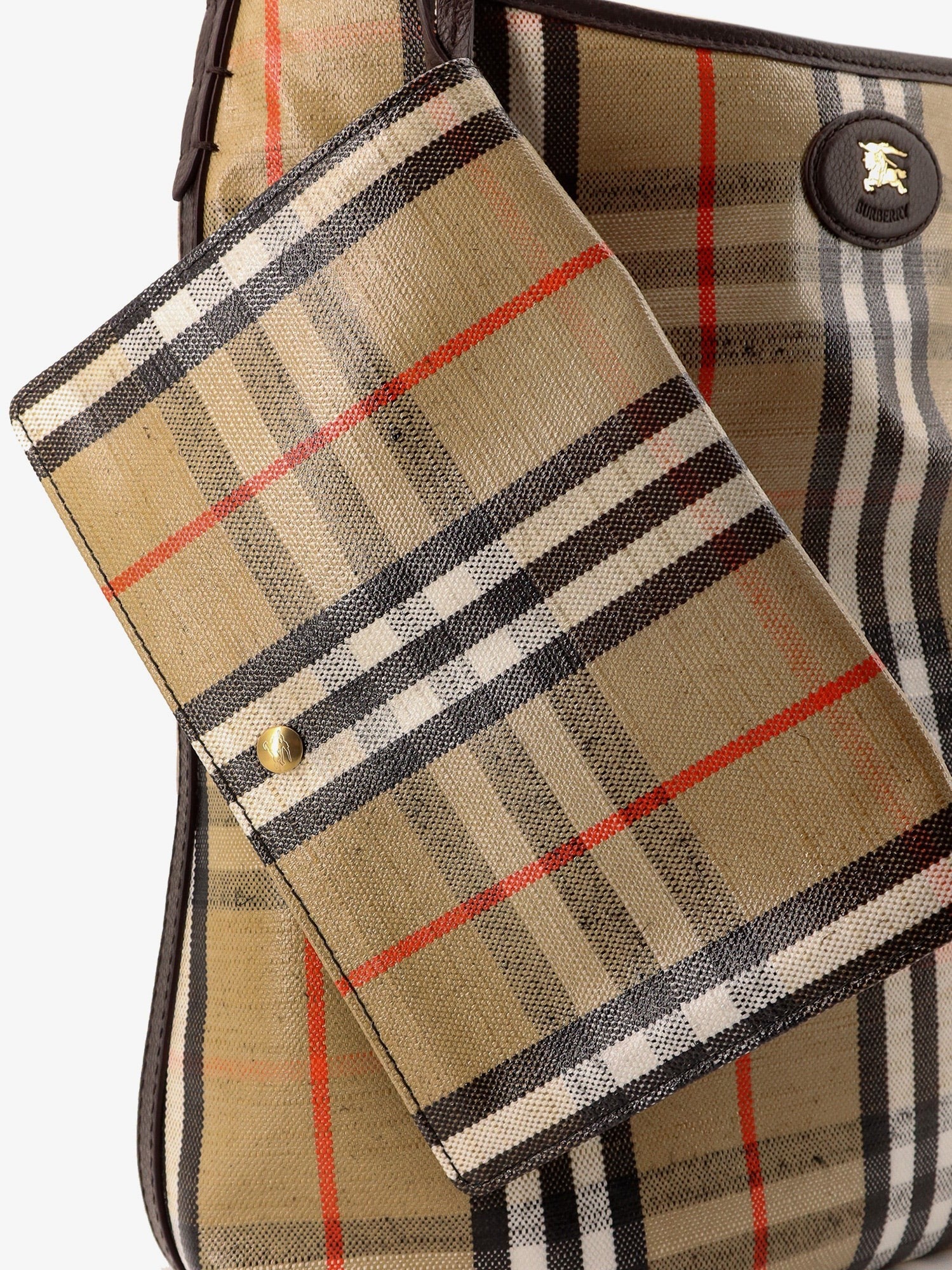 Burberry Higlands mala a tiracolo com motivo Check Tradicional