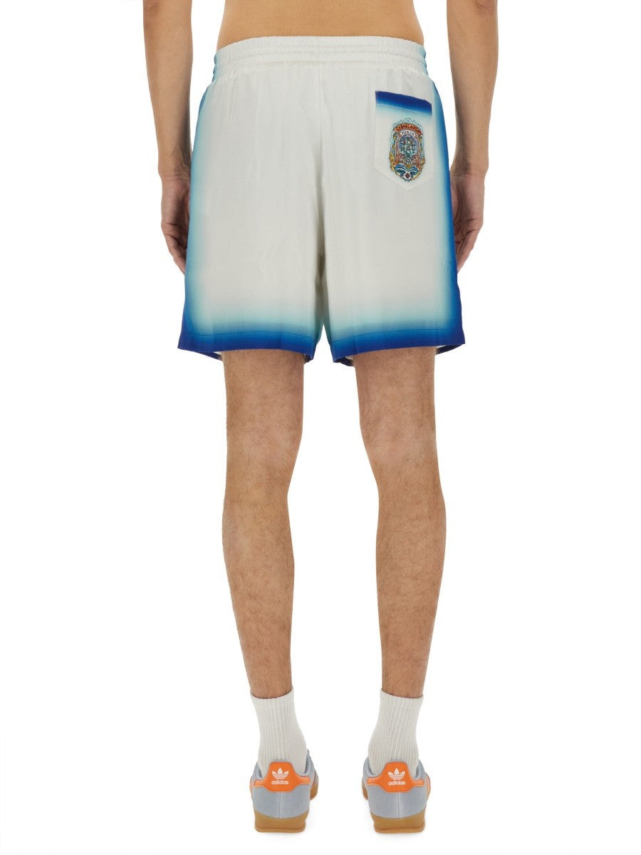 Casablanca HEDVÁBNÉ ŠORTKY "HOME WAY SKATE"