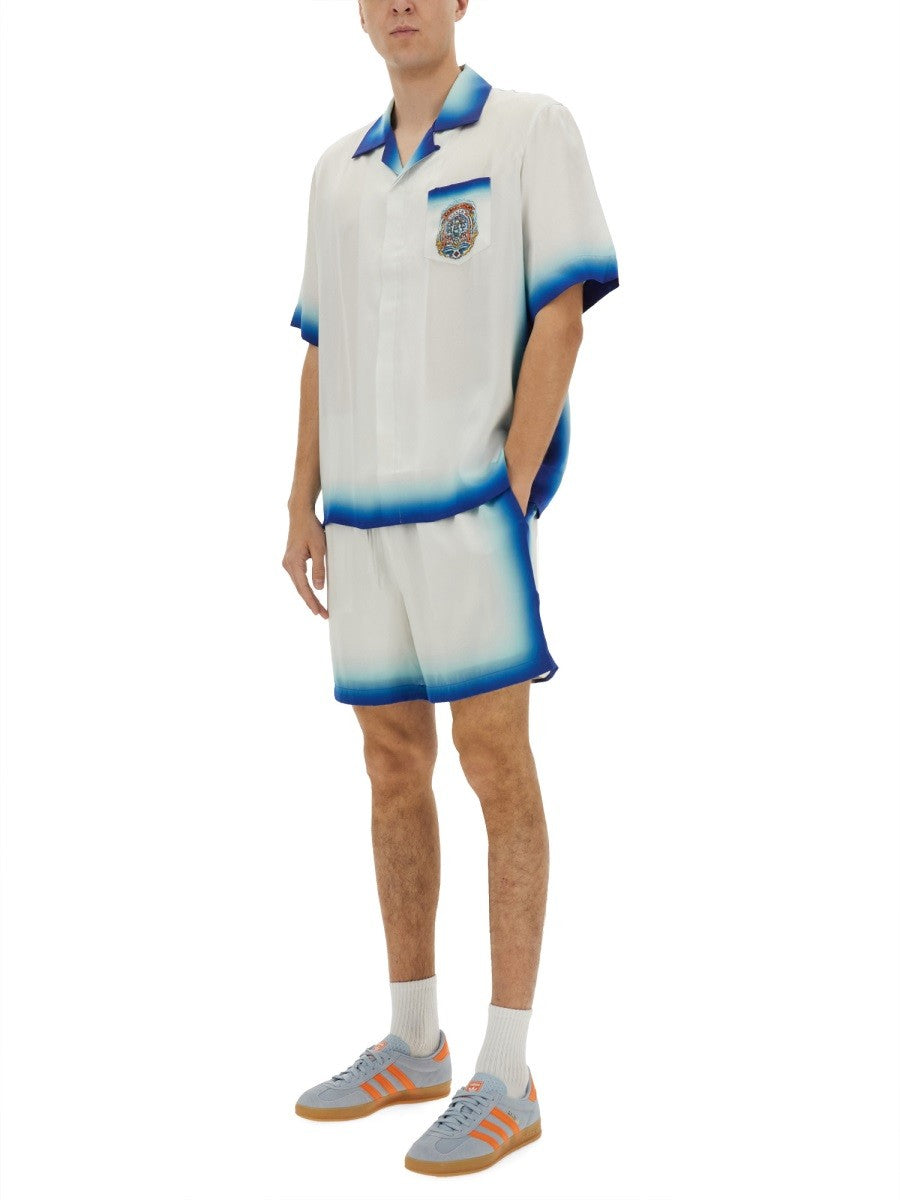 Casablanca HEDVÁBNÉ ŠORTKY "HOME WAY SKATE"