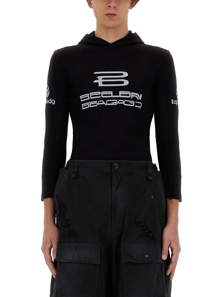 Balenciaga MARŠKINĖLIAI SU KAPIŠONU