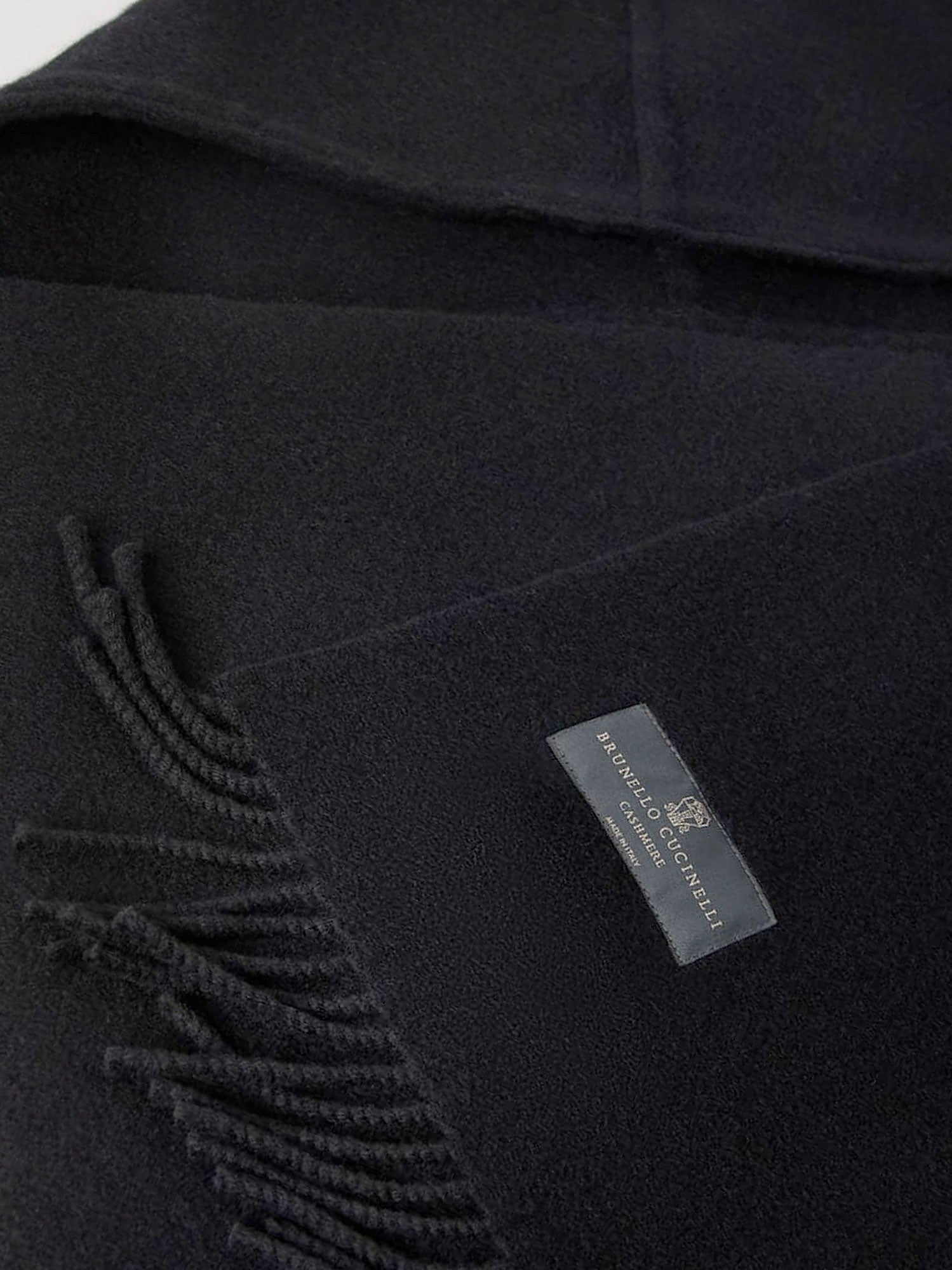 Brunello Cucinelli Hooded wool and cashmere scarf