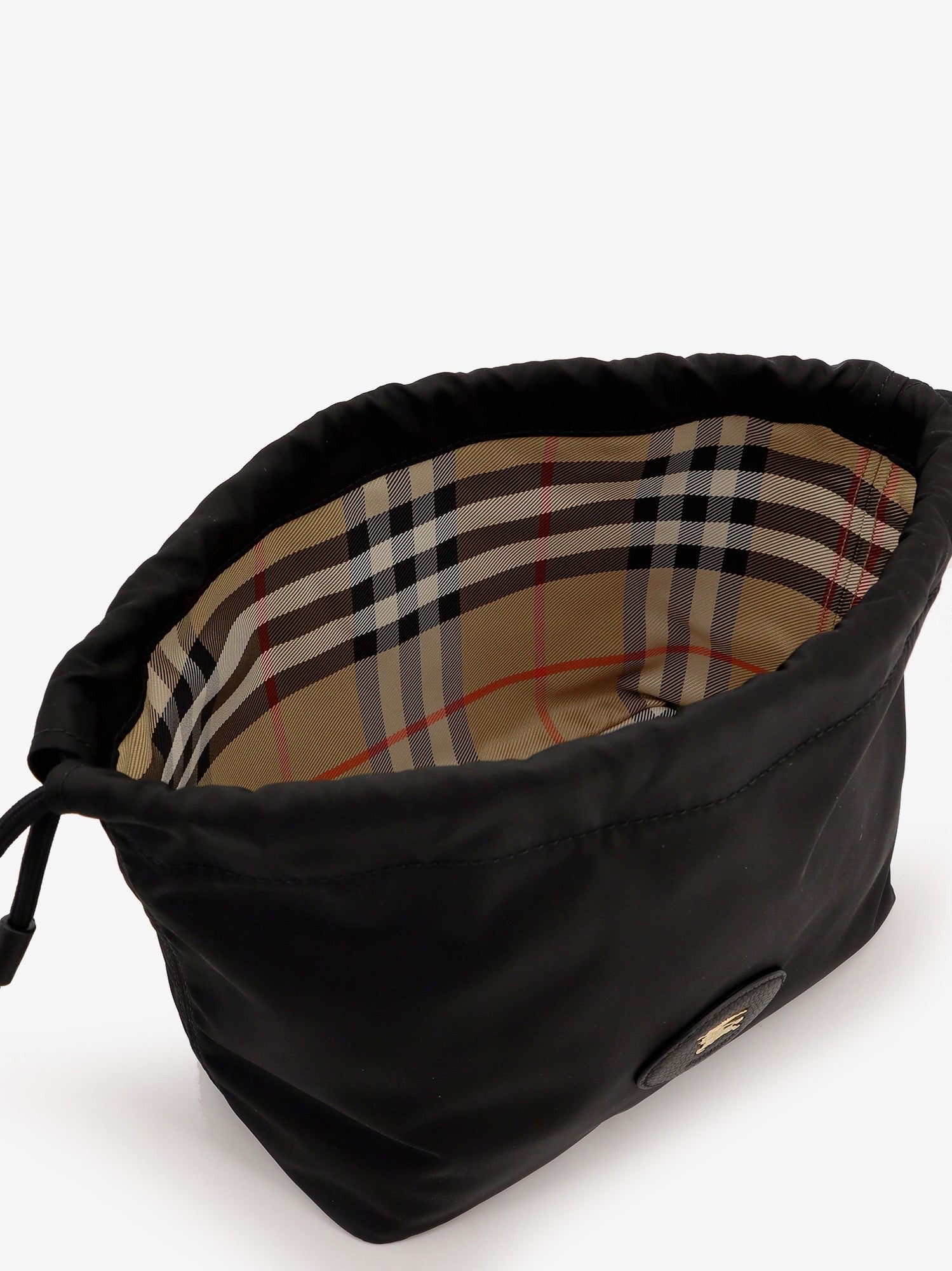 Bolsa de mão com cordão Burberry Horseshoe