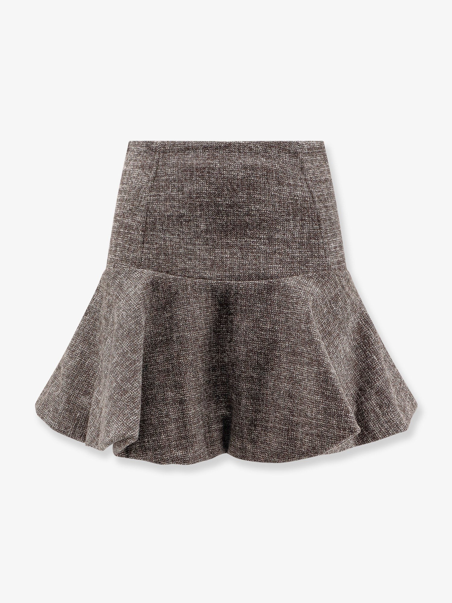 Pinko Hot Dogs tweed flannel mini skirt