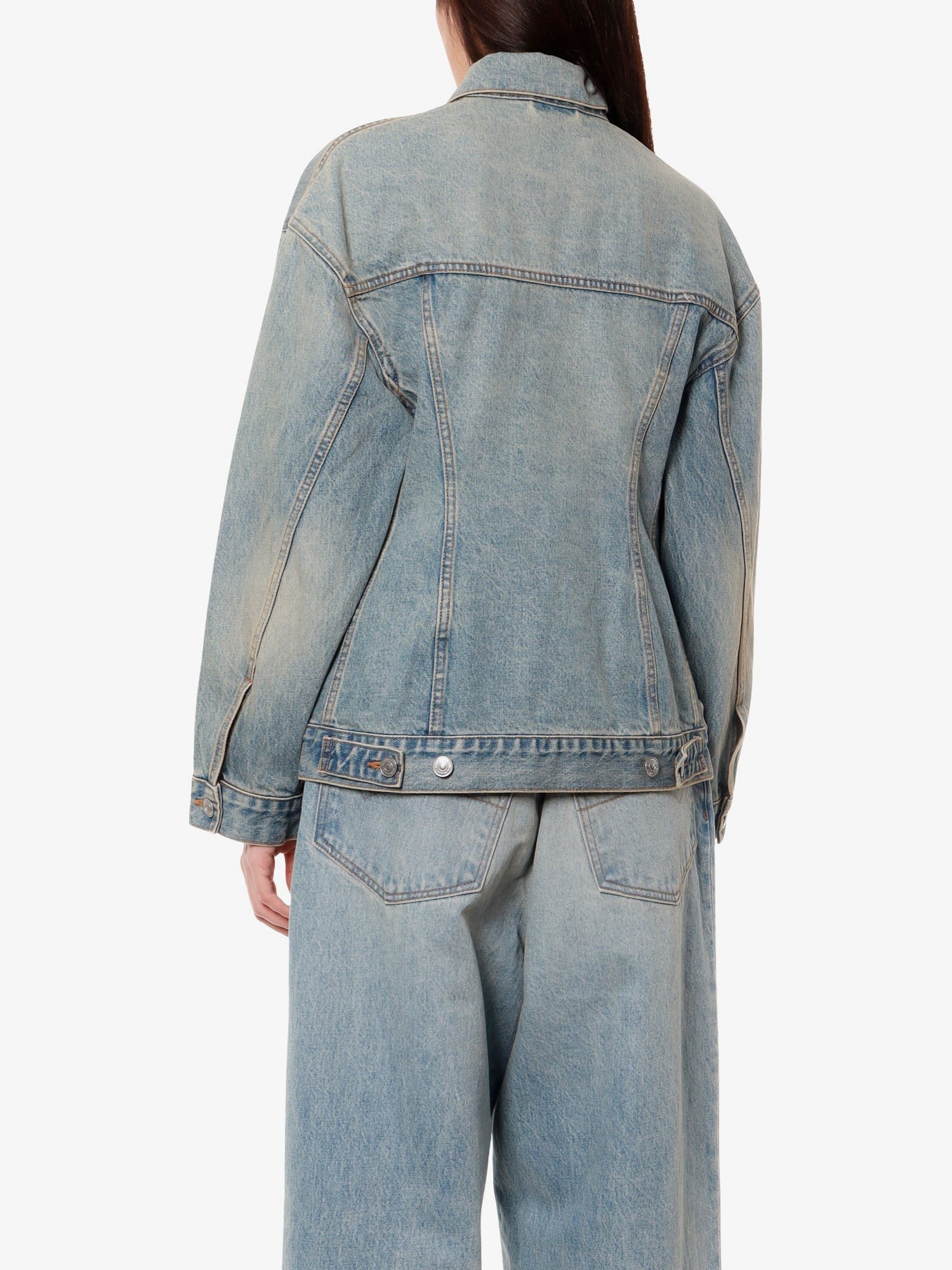 Balenciaga Hourglass džinsinis švarkas