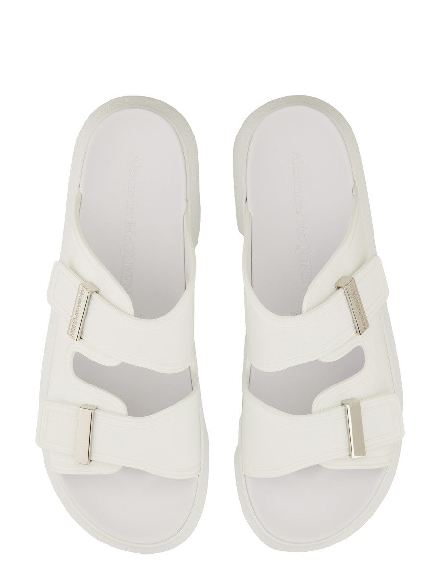 Alexander Mcqueen HYBRID DOUBLE BUCKLE SANDAL