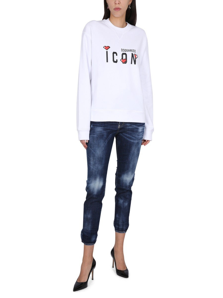 Dsquared2 ICON GAME LOVER SWEATSHIRT