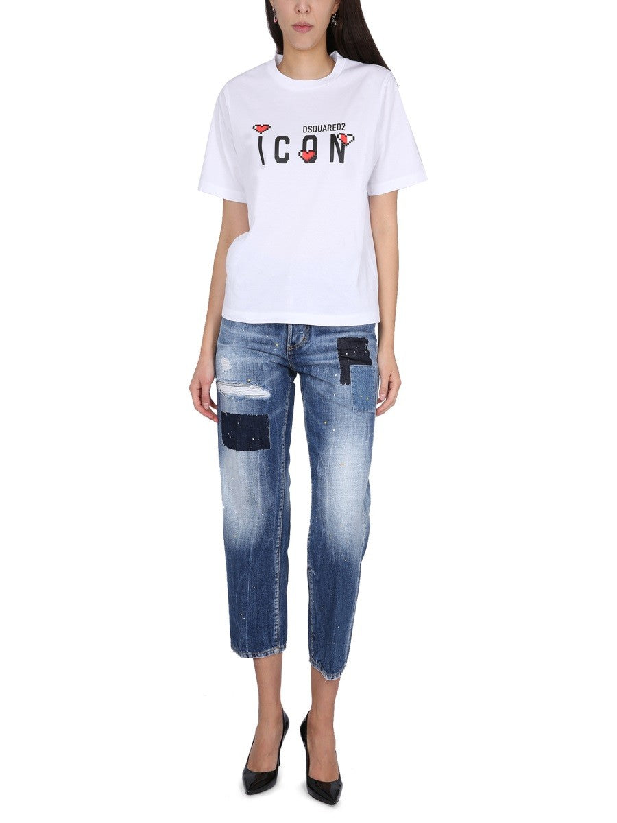 Dsquared2 CAMISETA ICON GAME LOVER