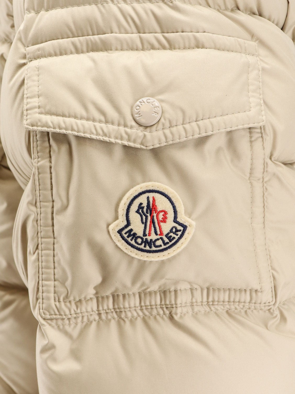 Moncler Igesse nylon long down jacket