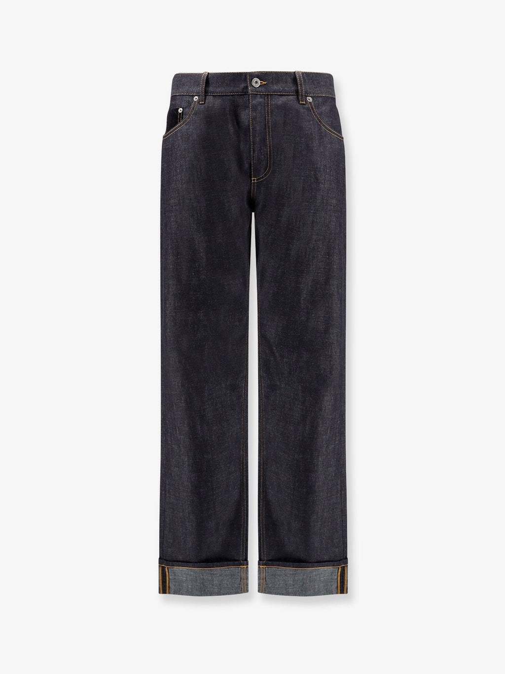 Bottega Veneta Wide leg jeans with turn ups