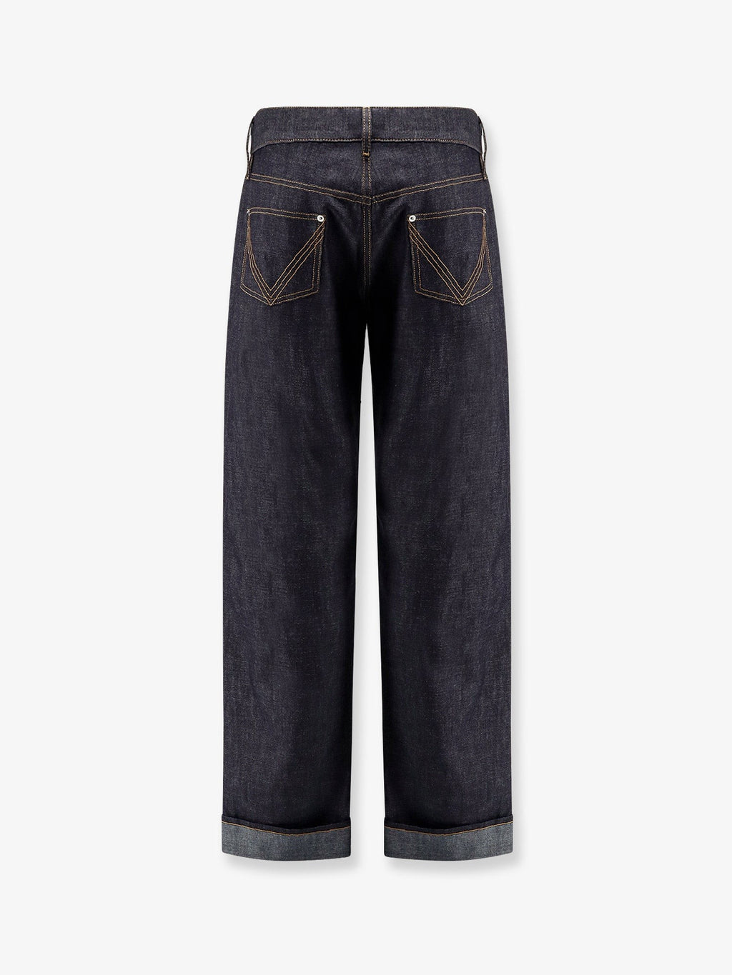 Bottega Veneta Wide leg jeans with turn ups