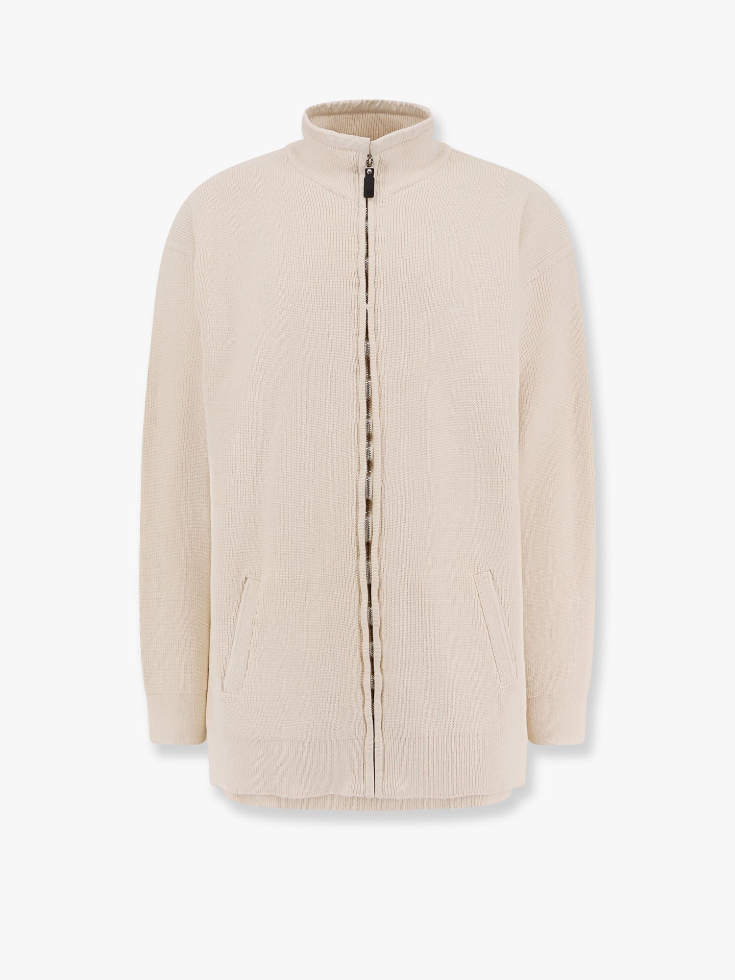 Balenciaga Intertwined cardigan with bb garderobe motif