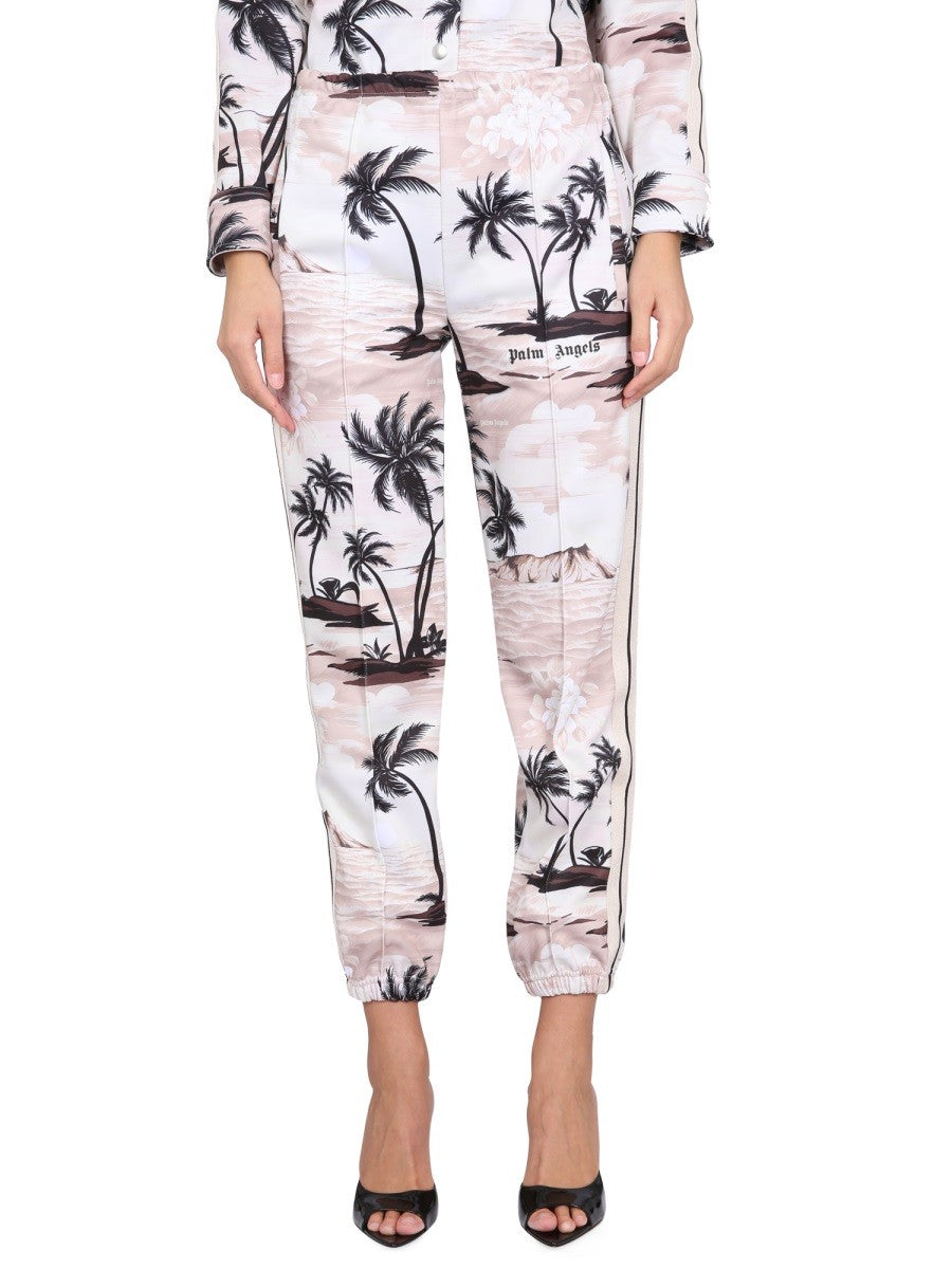 Palm Angels ISLAND PRINT HLAČE