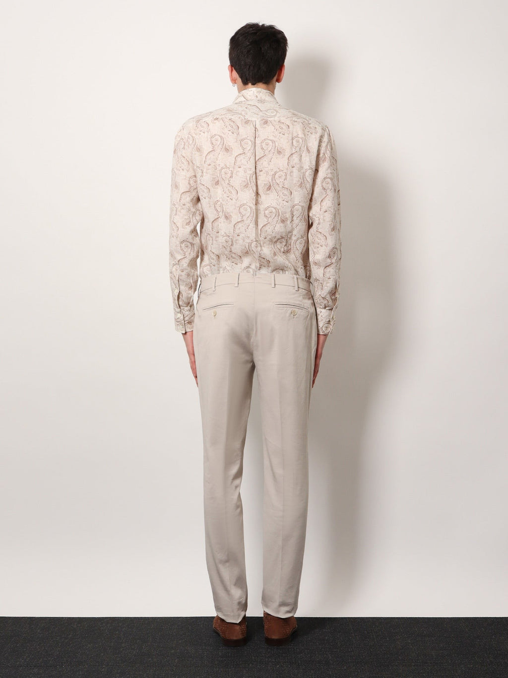 Brunello Cucinelli Παντελόνι από ελαστικό βαμβάκι