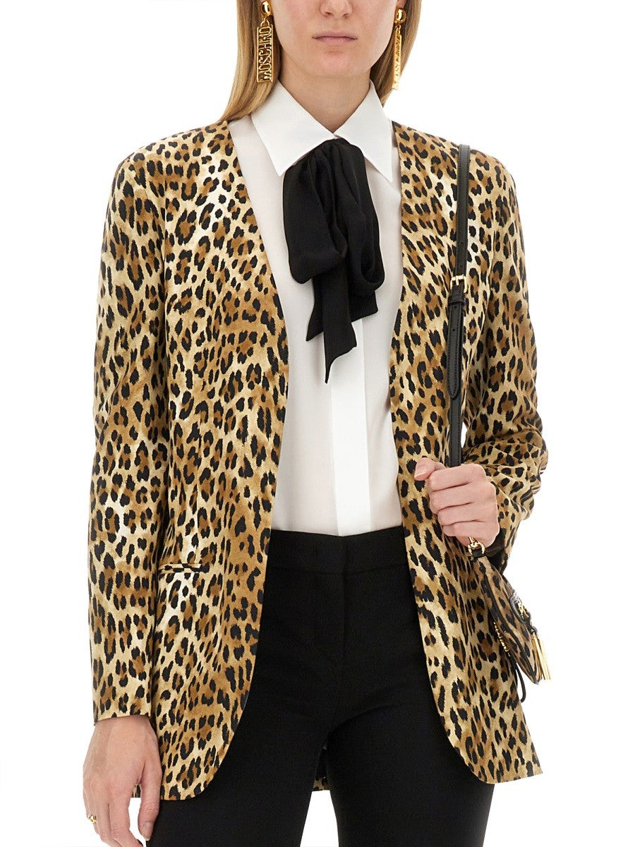 Moschino VESTE À MOTIF ANIMAL