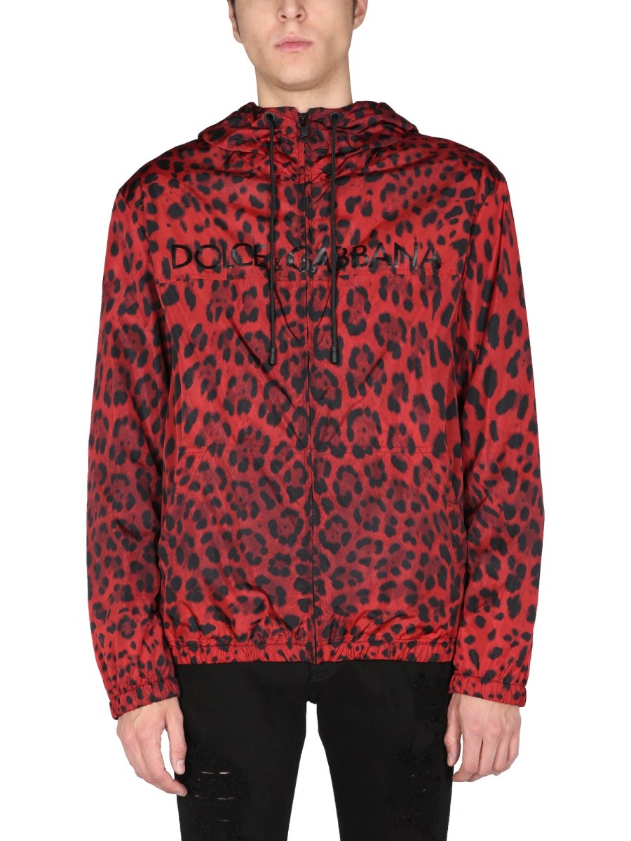 Dolce & Gabbana JACKET WITH ANIMAL PRINT