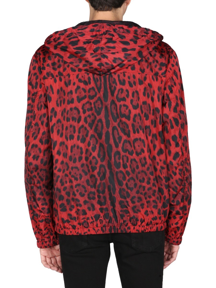 Dolce & Gabbana JACKET WITH ANIMAL PRINT
