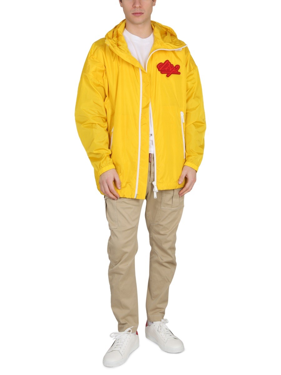 Dsquared2 JACKET WITH LOGO PATCH