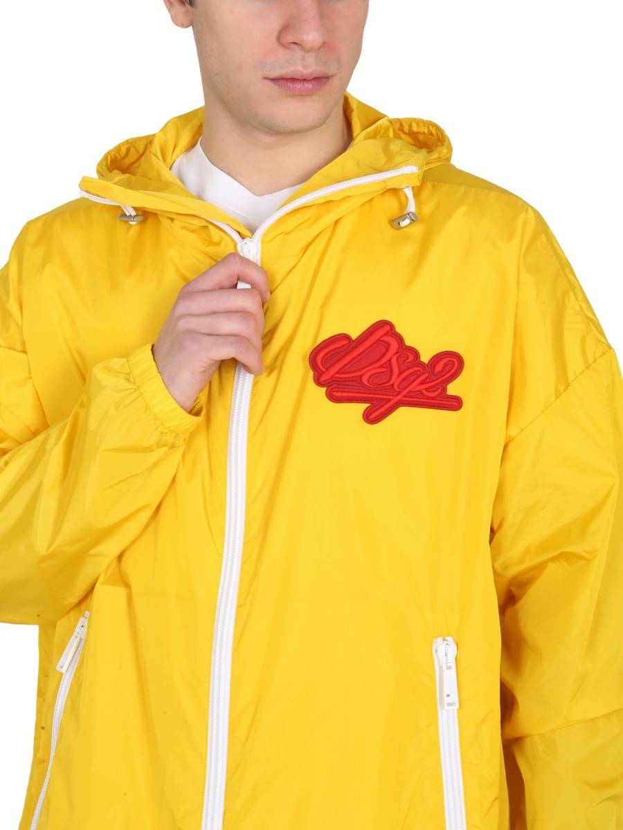 Dsquared2 JACKET WITH LOGO PATCH
