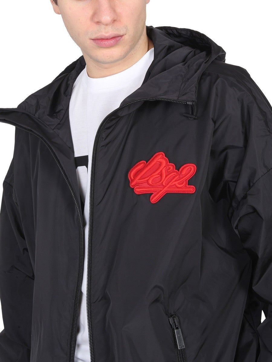Dsquared2 JACKET WITH LOGO PATCH