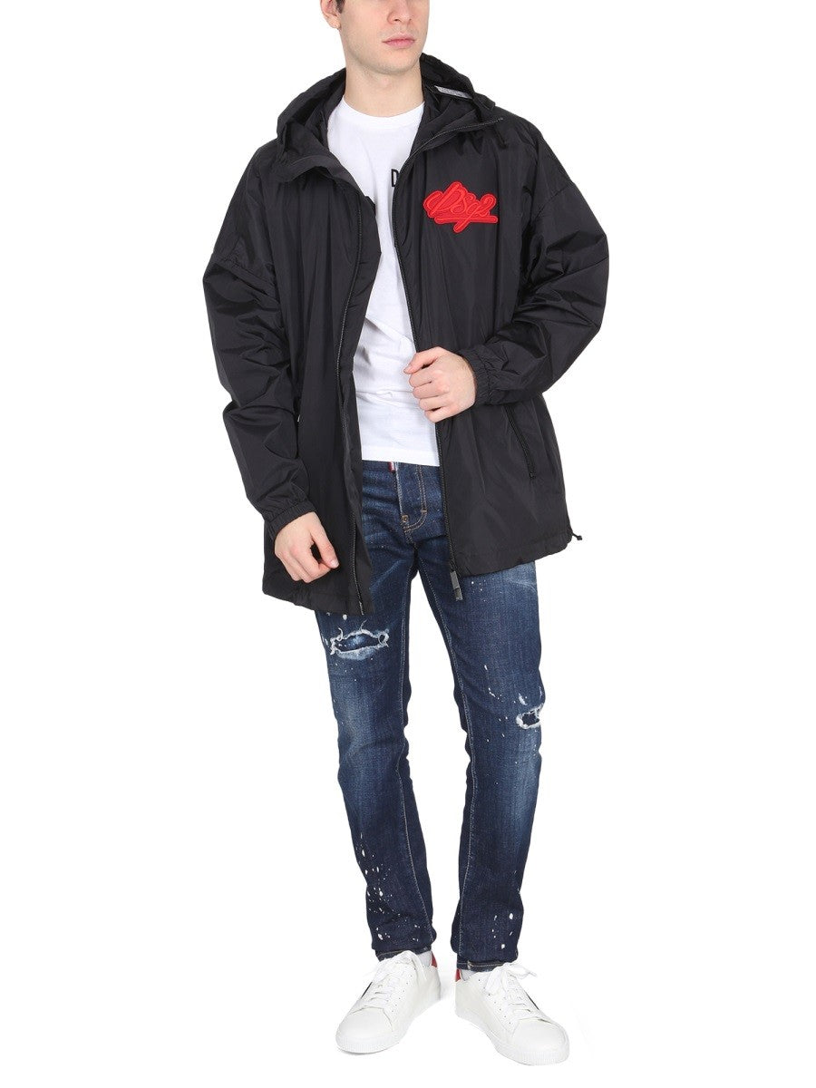 Dsquared2 JACKET WITH LOGO PATCH