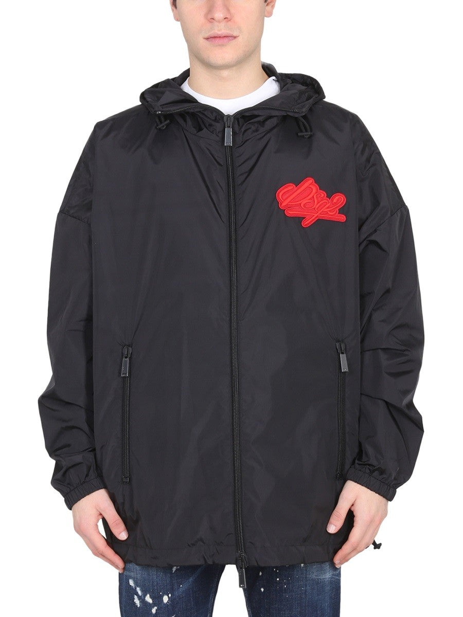 Dsquared2 JACKET WITH LOGO PATCH