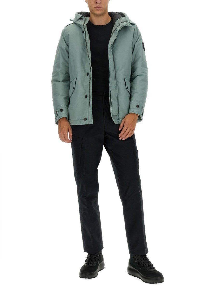 Stone Island Jas met logo