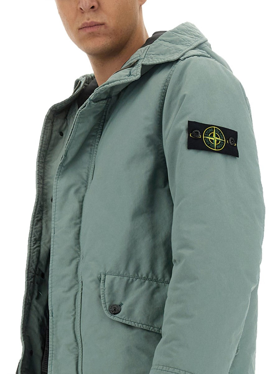 Stone Island Jas met logo