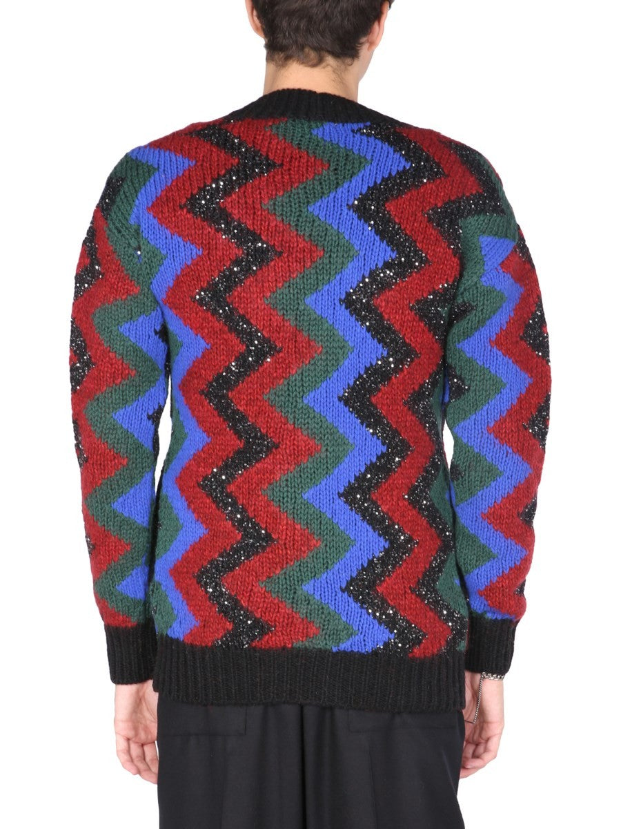 Saint Laurent JACQUARD CARDIGAN