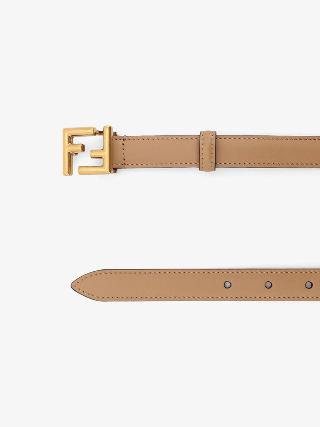 Fendi FF leather belt