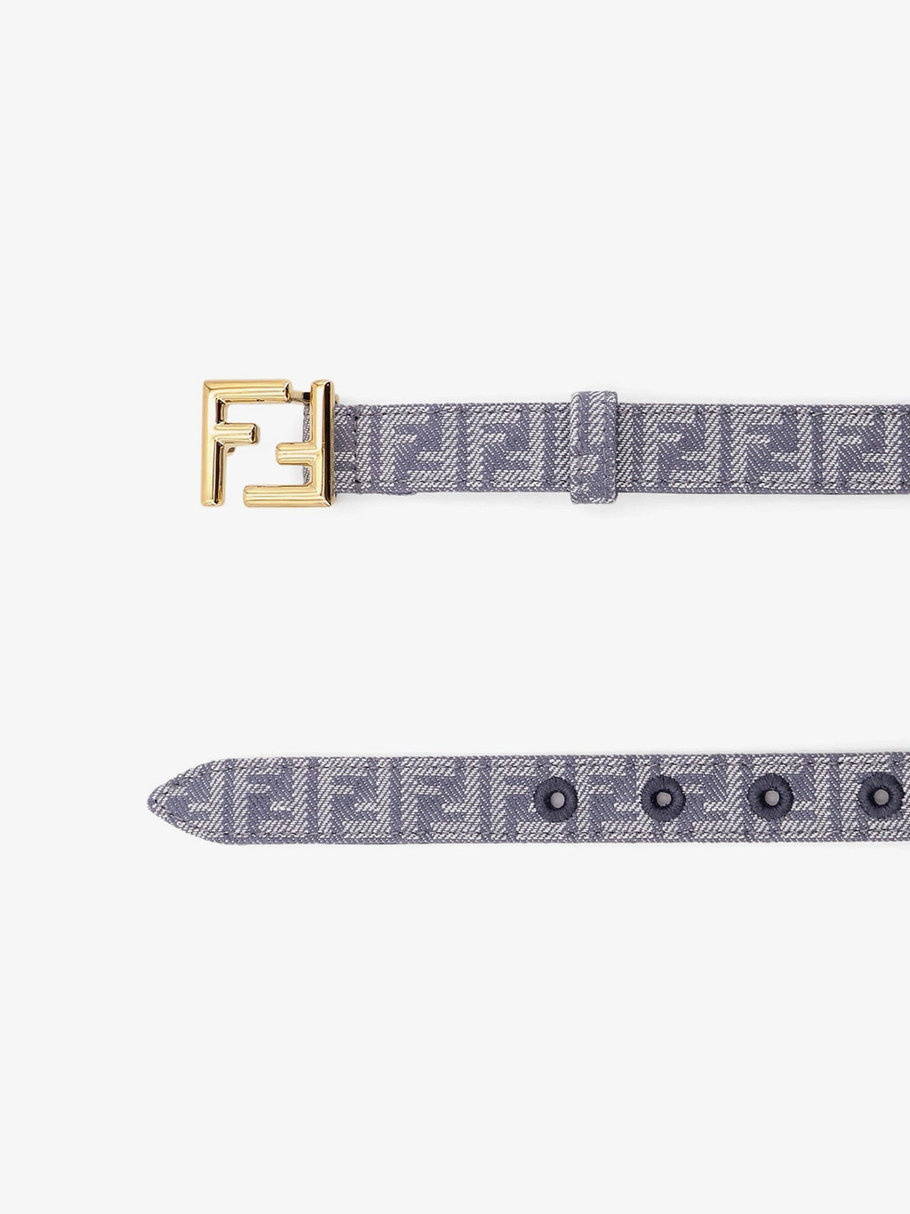 Fendi FF leather belt