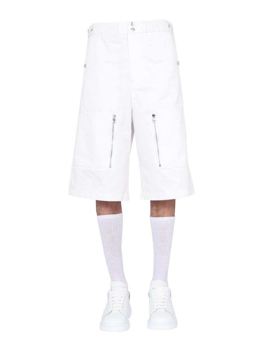 Alexander Mcqueen JAPONSKÉ GABARDÉNOVÉ KRAŤASY