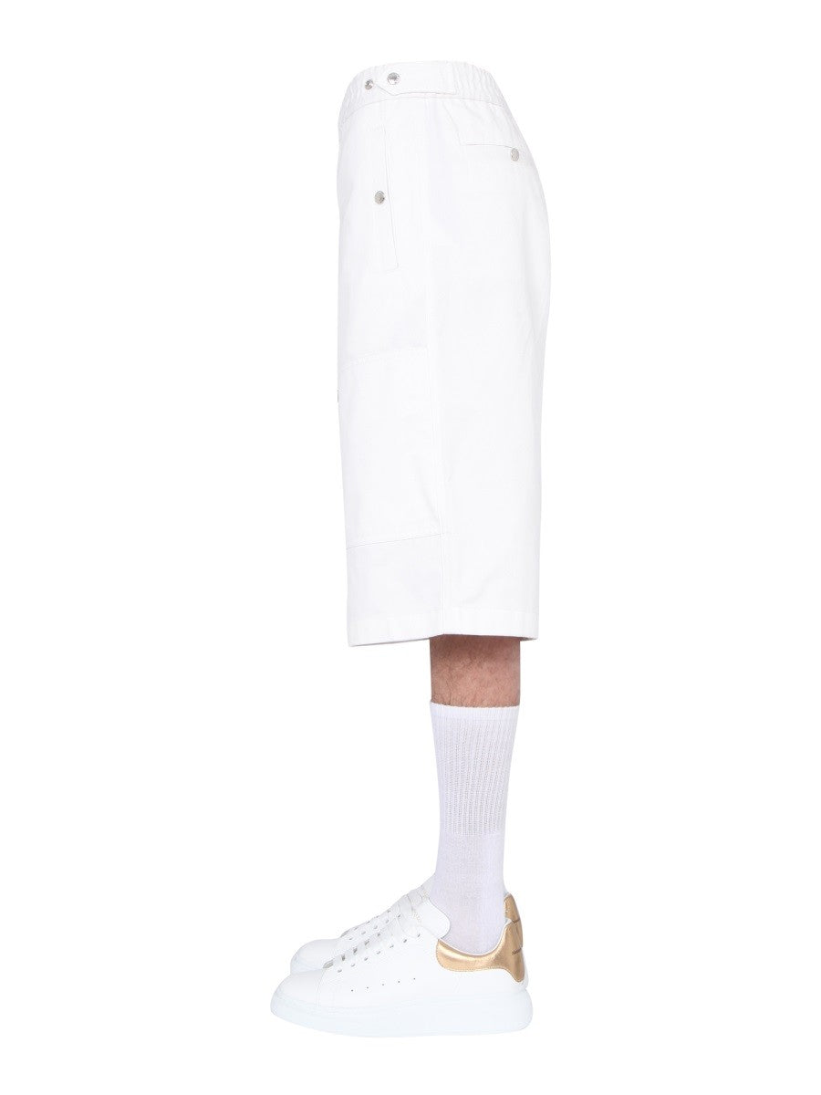 Alexander Mcqueen JAPONSKÉ GABARDÉNOVÉ KRAŤASY