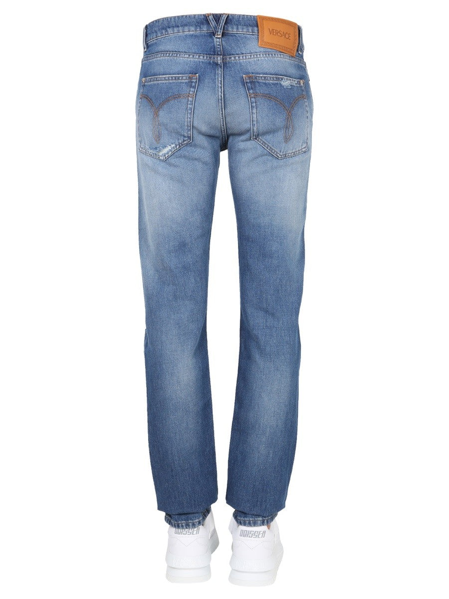 Versace JEANS CON PATCH LOGO