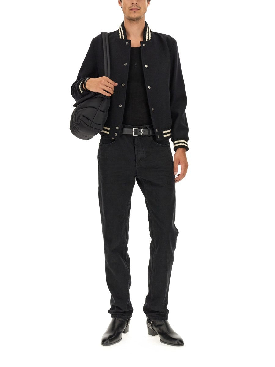 Saint Laurent DŽÍNY Z DENIMU
