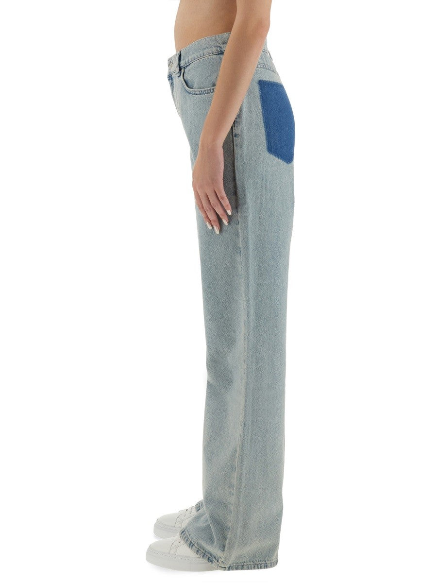 Moschino Jeans JEANS MIT WEITEM BEIN
