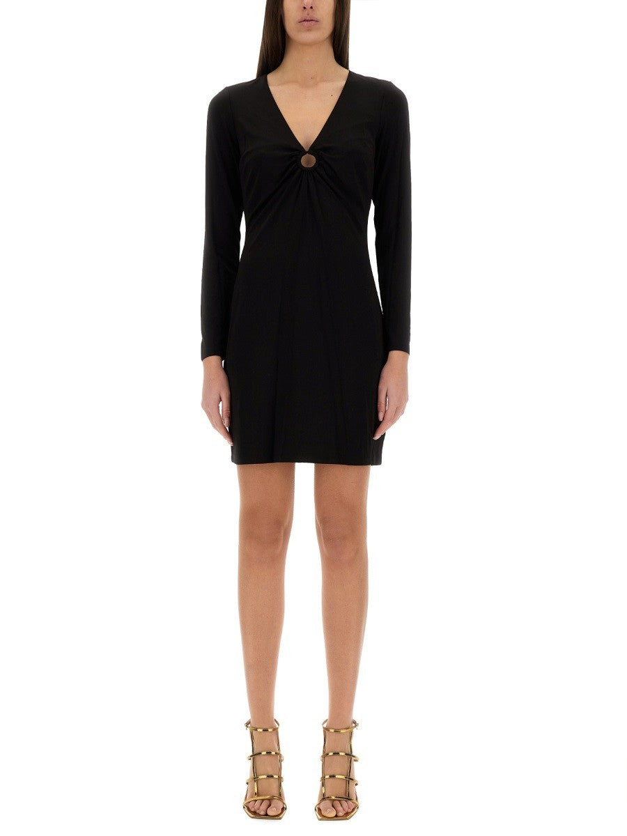 Michael By Michael Kors JERSEY DRESS WITH DROP OPENING