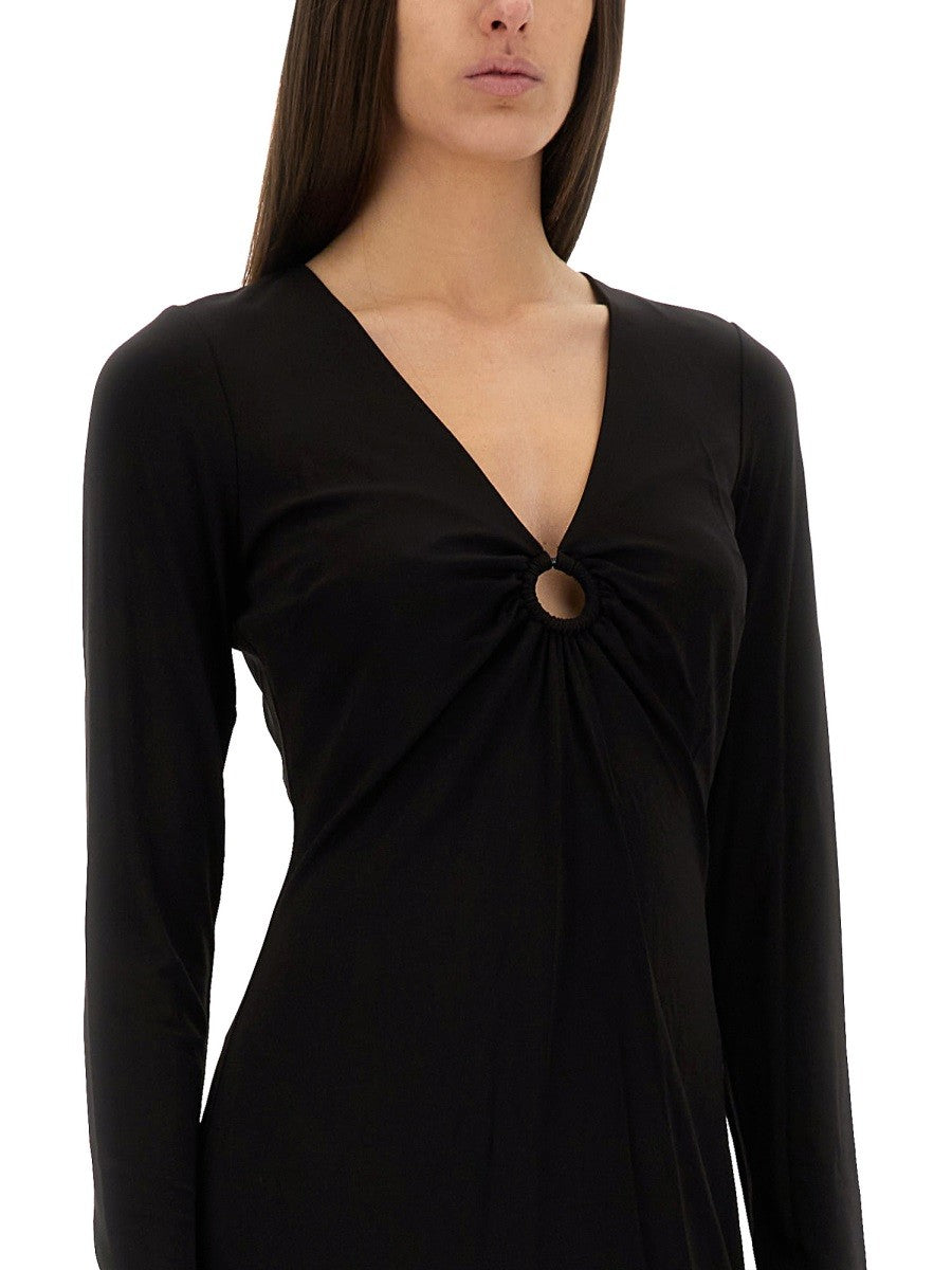 Michael By Michael Kors JERSEY DRESS WITH DROP OPENING