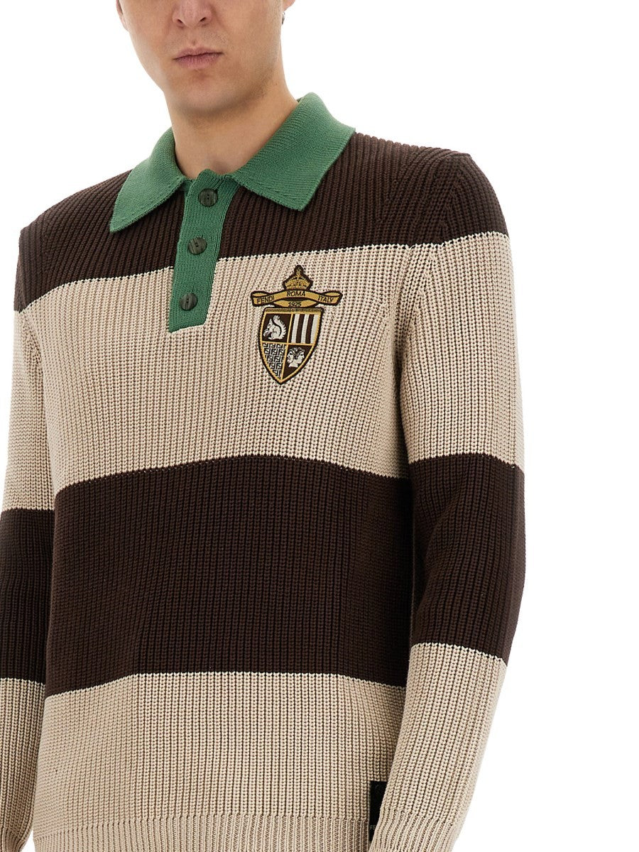 Fendi Polo en jersey.