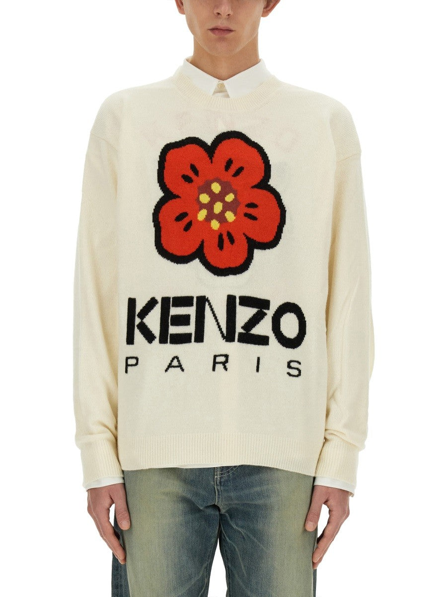 Kenzo JERSEY WITH EMBROIDERY BOKE FLOWER