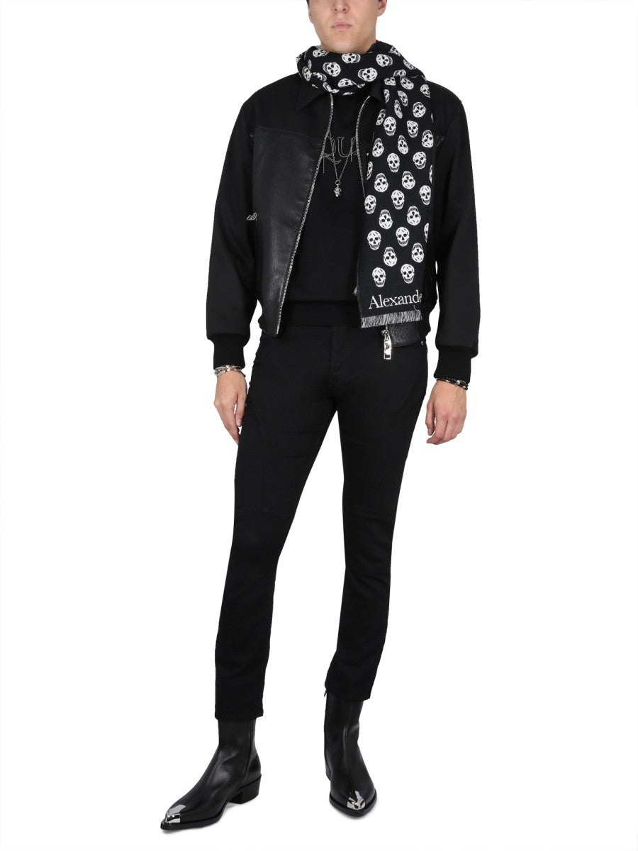 Alexander Mcqueen JERSEY LOGÓS HÍMZÉSSEL