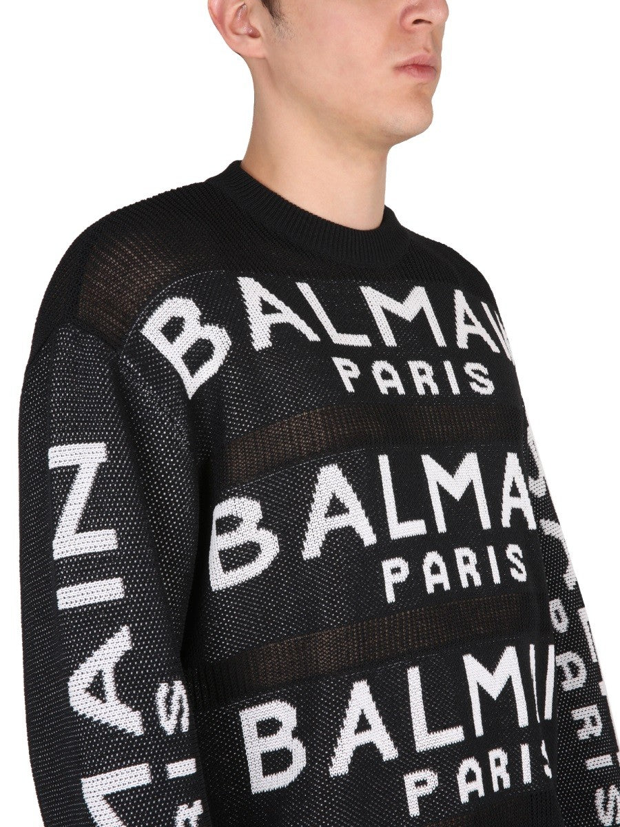 Balmain LOGÓS PULÓVER