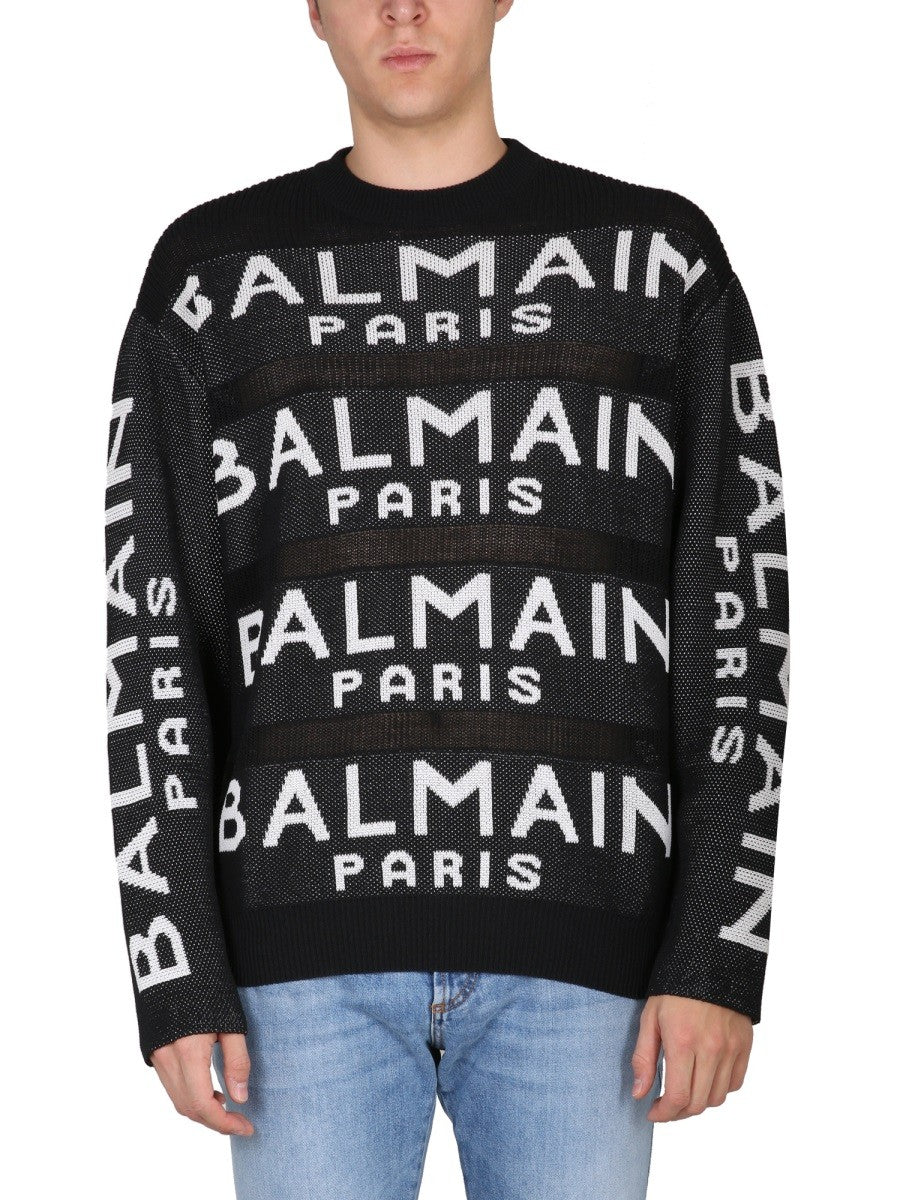 Balmain LOGÓS PULÓVER