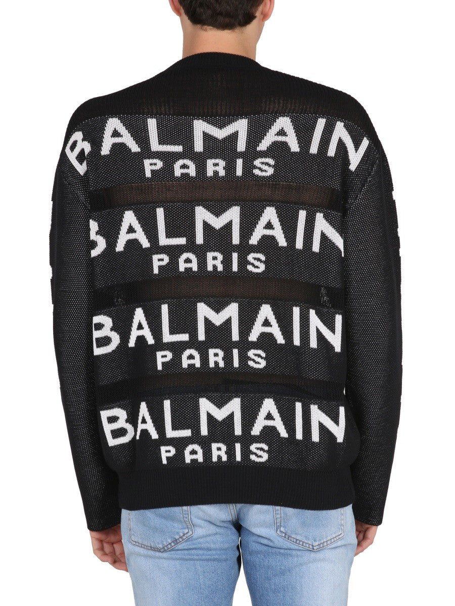 Balmain LOGÓS PULÓVER