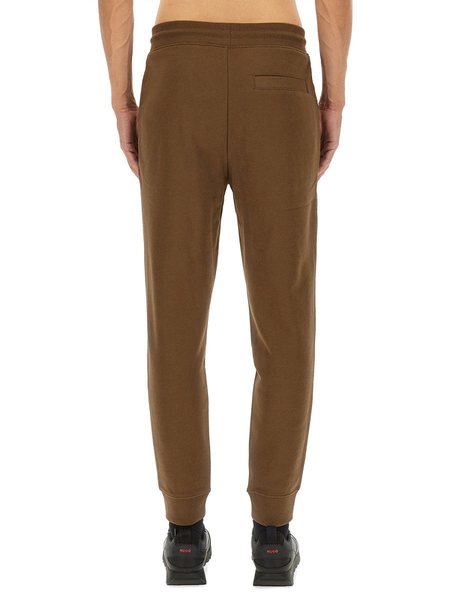 Hugo JOGGER PANTS WITH LOGO LABEL
