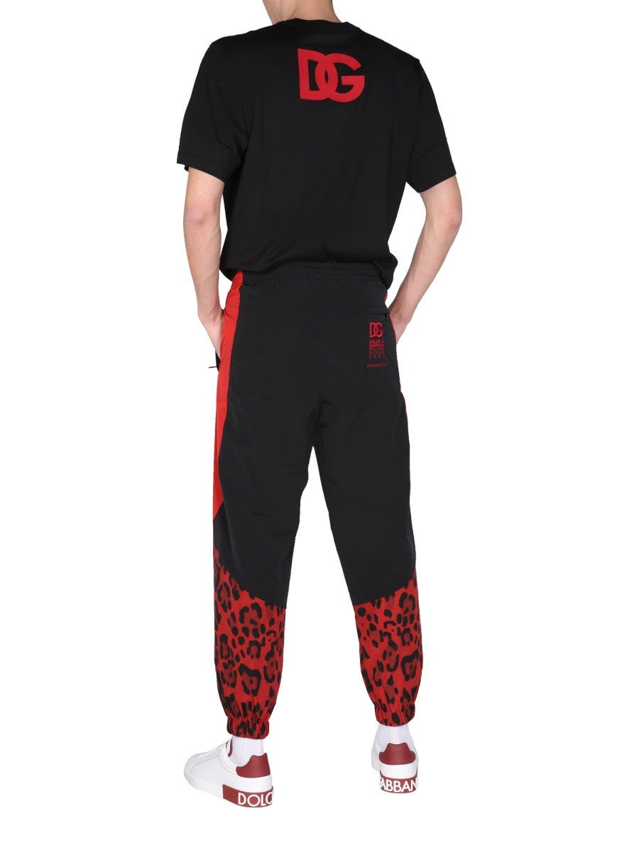 Dolce & Gabbana Joggingbyxor med djurmönster