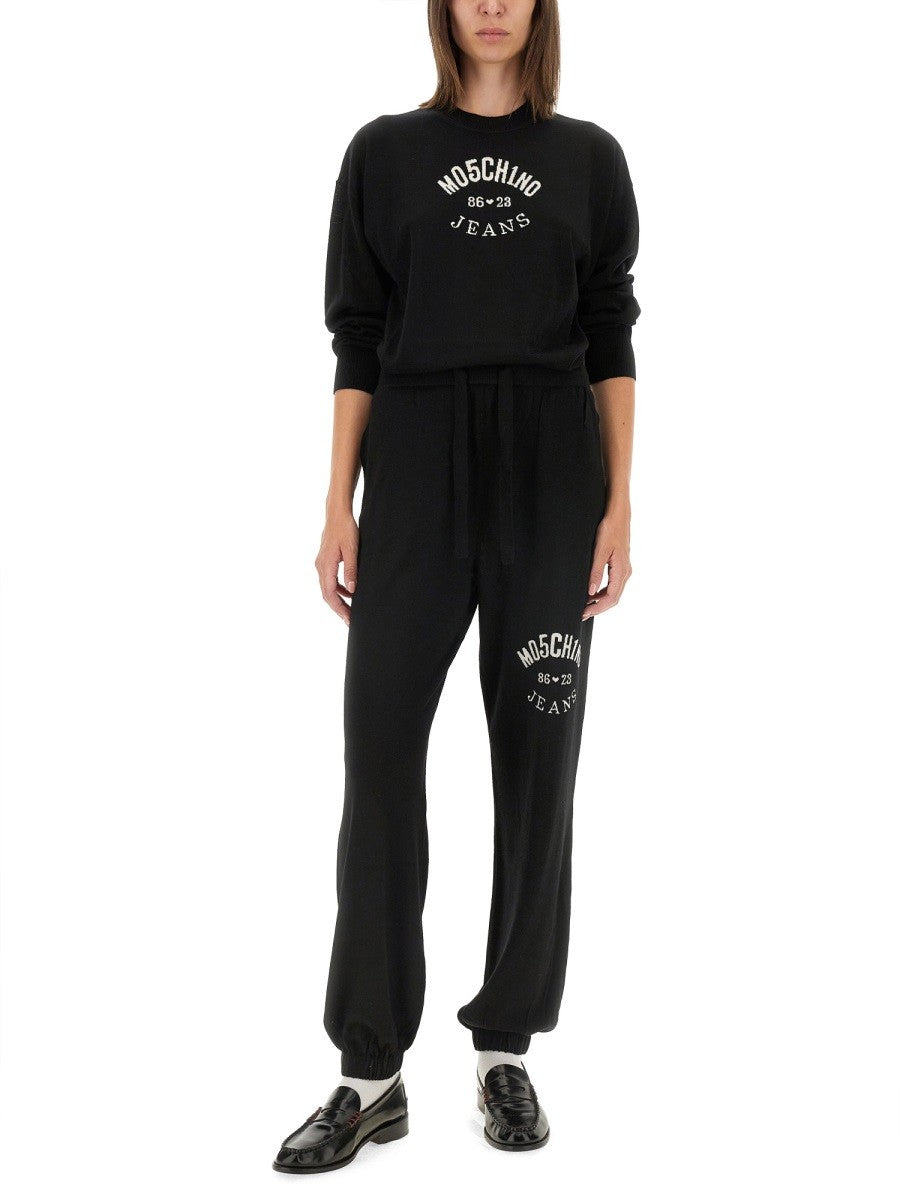 Moschino Jeans JOGGING PANTS WITH LOGO