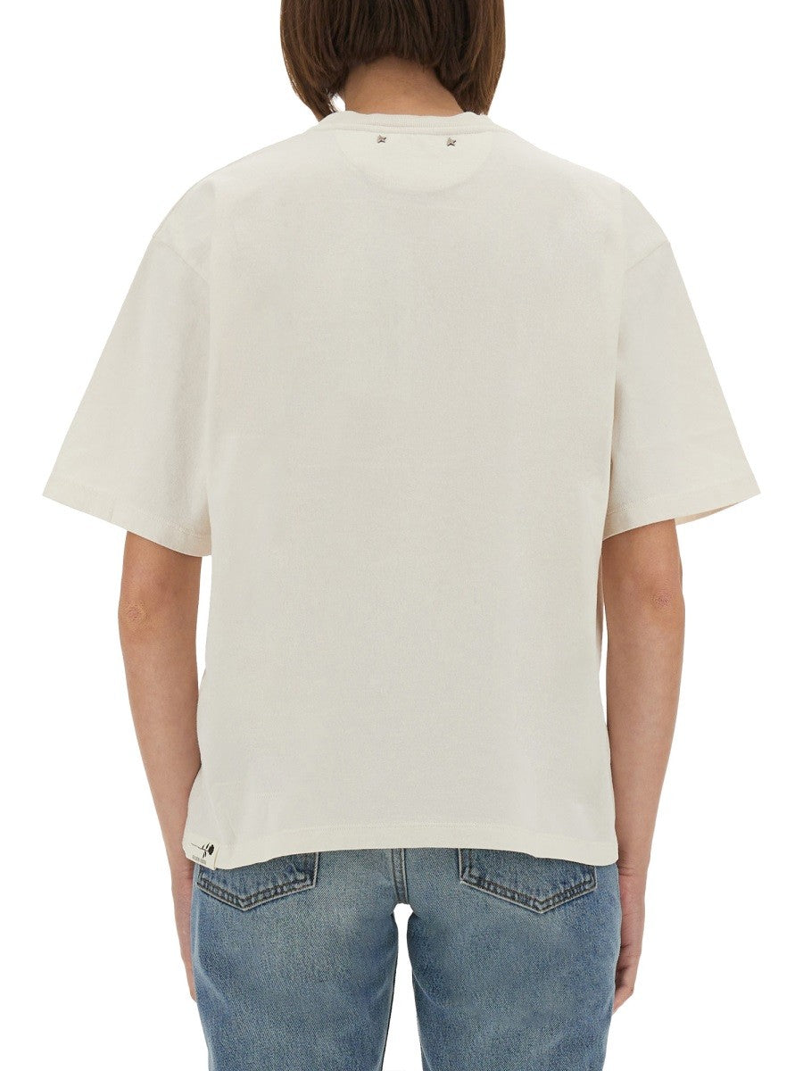 Golden Goose "JOURNEY" T-SHIRT WITH PRINT