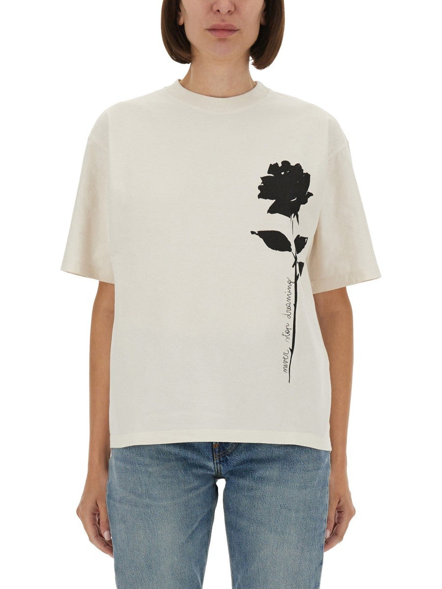 Golden Goose "JOURNEY" T-SHIRT WITH PRINT